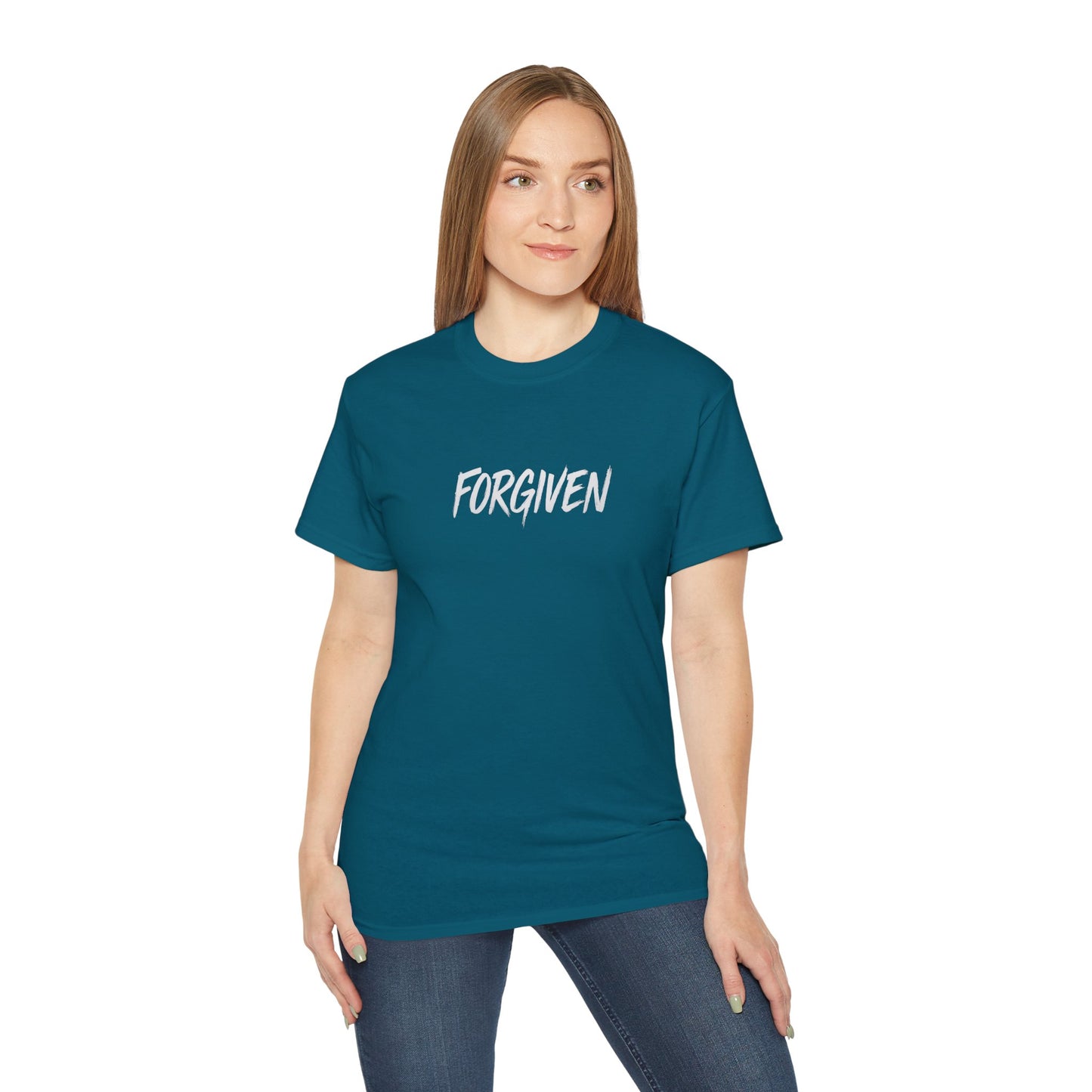 Forgiven Unisex Ultra Cotton Tee - Empowering Message Shirt, Spiritual Gift, Casual Wear, Motivational Tee, Unique Present