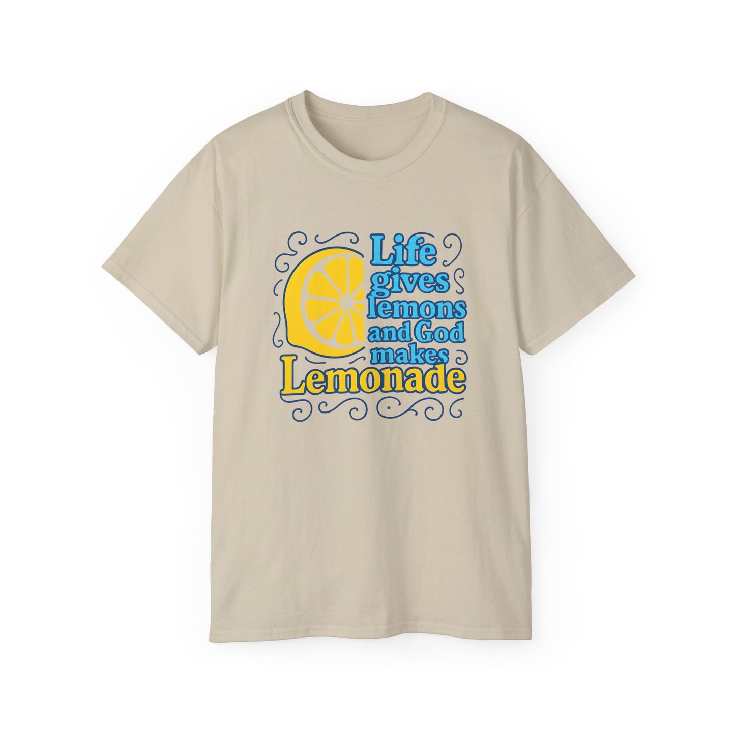 Life Gives Lemons Tee, Positive Quote T-Shirt, Unisex Cotton Shirt, Inspirational Gift, Casual Summer Wear, Lemonade Theme