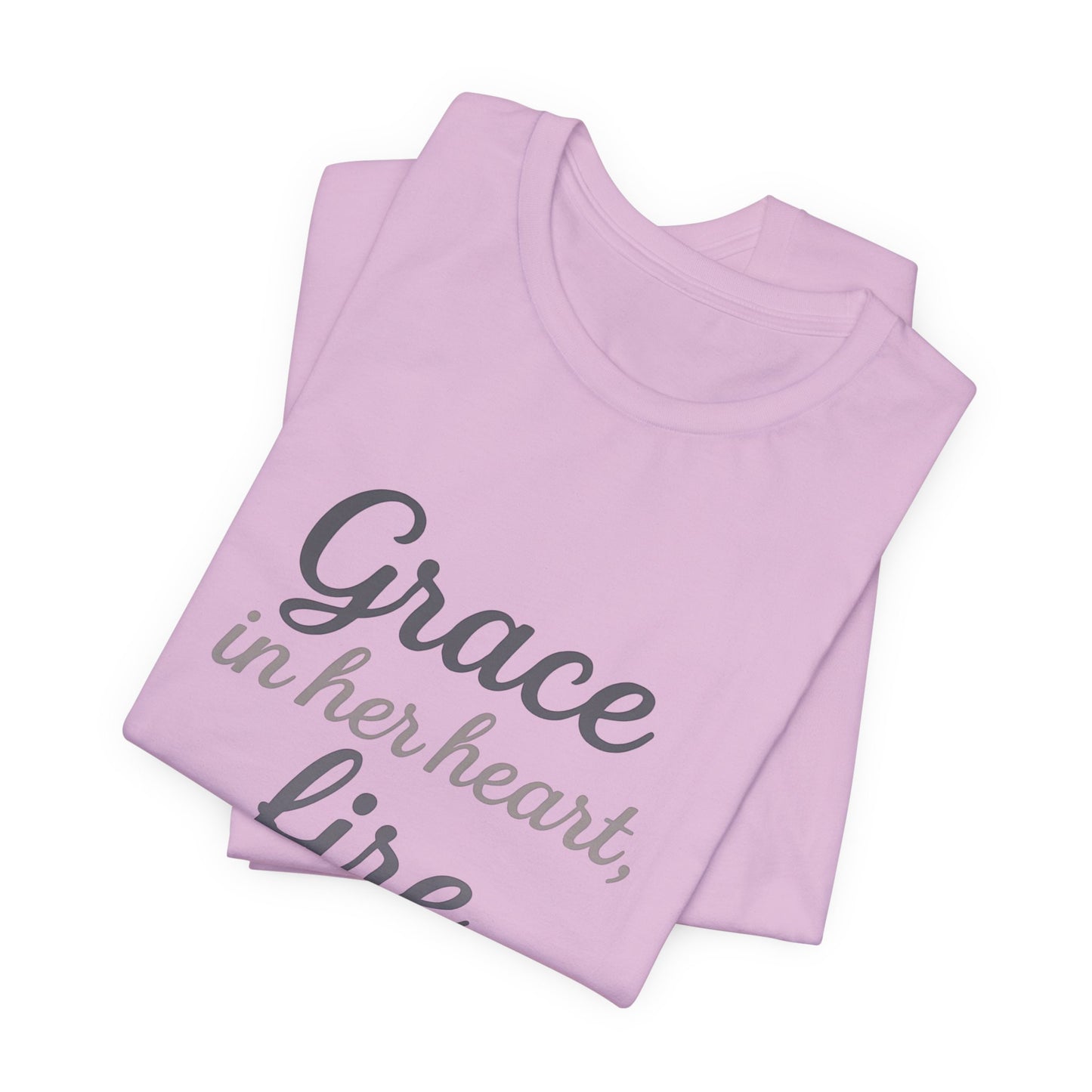 Grace in Her Heart Fire in Her Soul Tee | Inspirational Unisex Jersey Shirt for Women, Motivational Gift, Christian Apparel, [...]