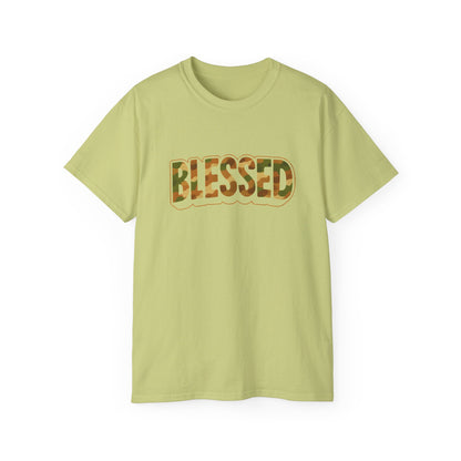 Blessed Unisex Ultra Cotton Tee - Casual T-Shirt for Faith, Inspirational Gift, Daily Wear, Christian Apparel, Spiritual Motivation