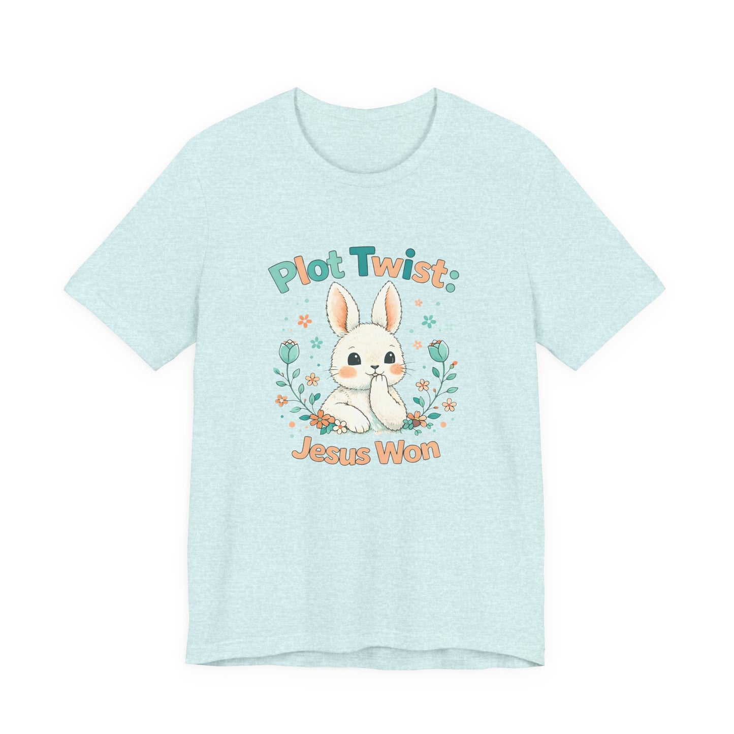 Easter Bunny 'Plot Twist: Jesus Won' Graphic Tee