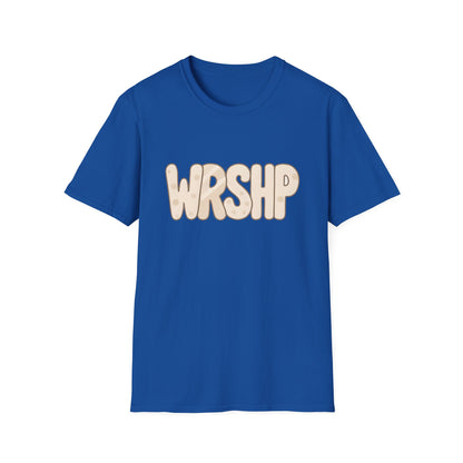 Stylish WRSHp Unisex Softstyle T-Shirt, Casual Tee, Graphic Shirt, Faith-Based Wear, Gift for Friends, Everyday Style