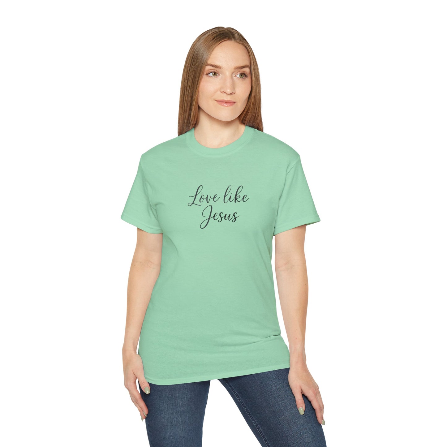 Unisex Ultra Cotton Tee - Love Like Jesus Shirt, Faith-Based T-Shirt, Inspirational Gift, Christian Apparel, Cozy Everyday Wear
