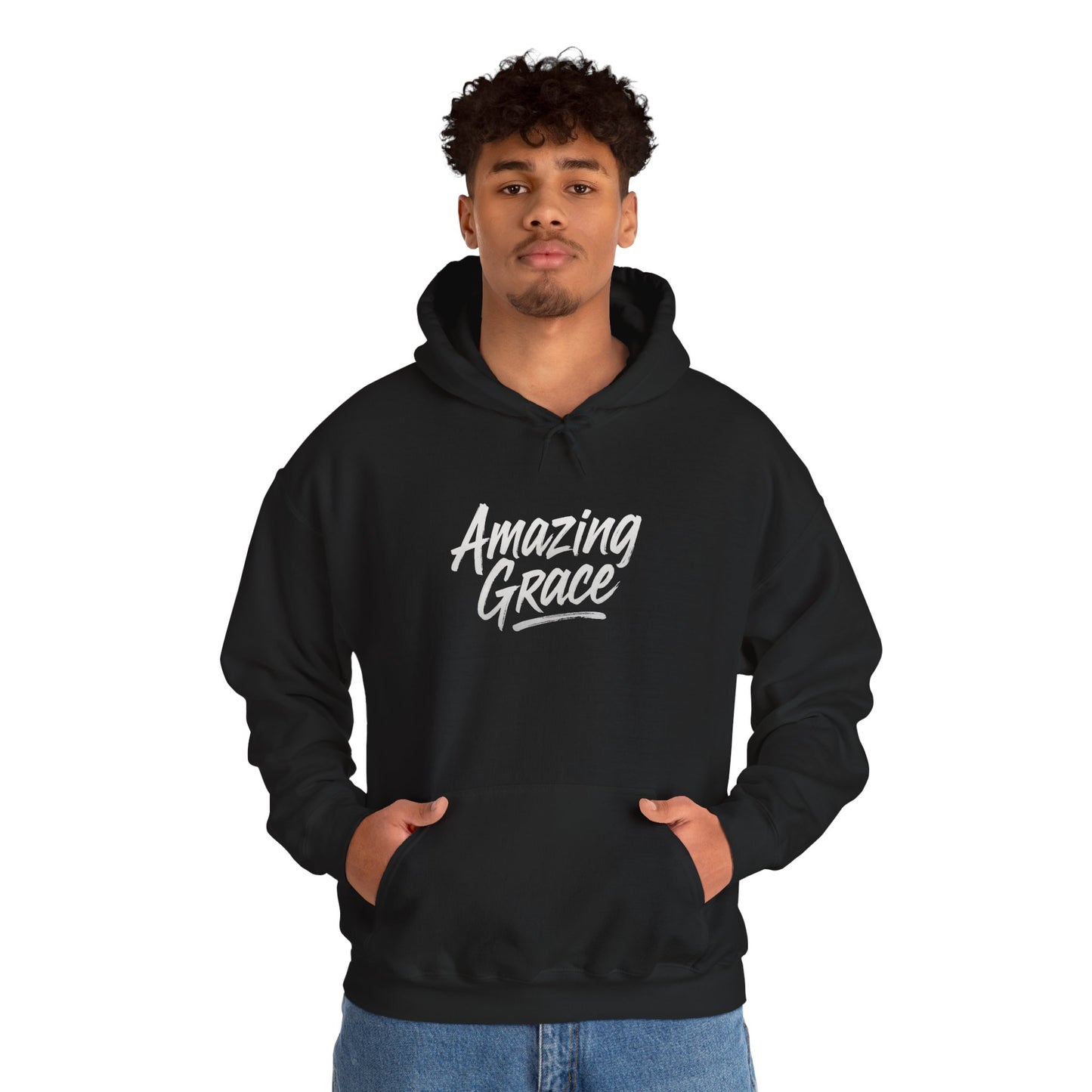 Amazing Grace Hoodie, Inspirational Sweatshirt, Faith-Based Apparel, Cozy Gift for Her, Unisex Spiritual Hoodie
