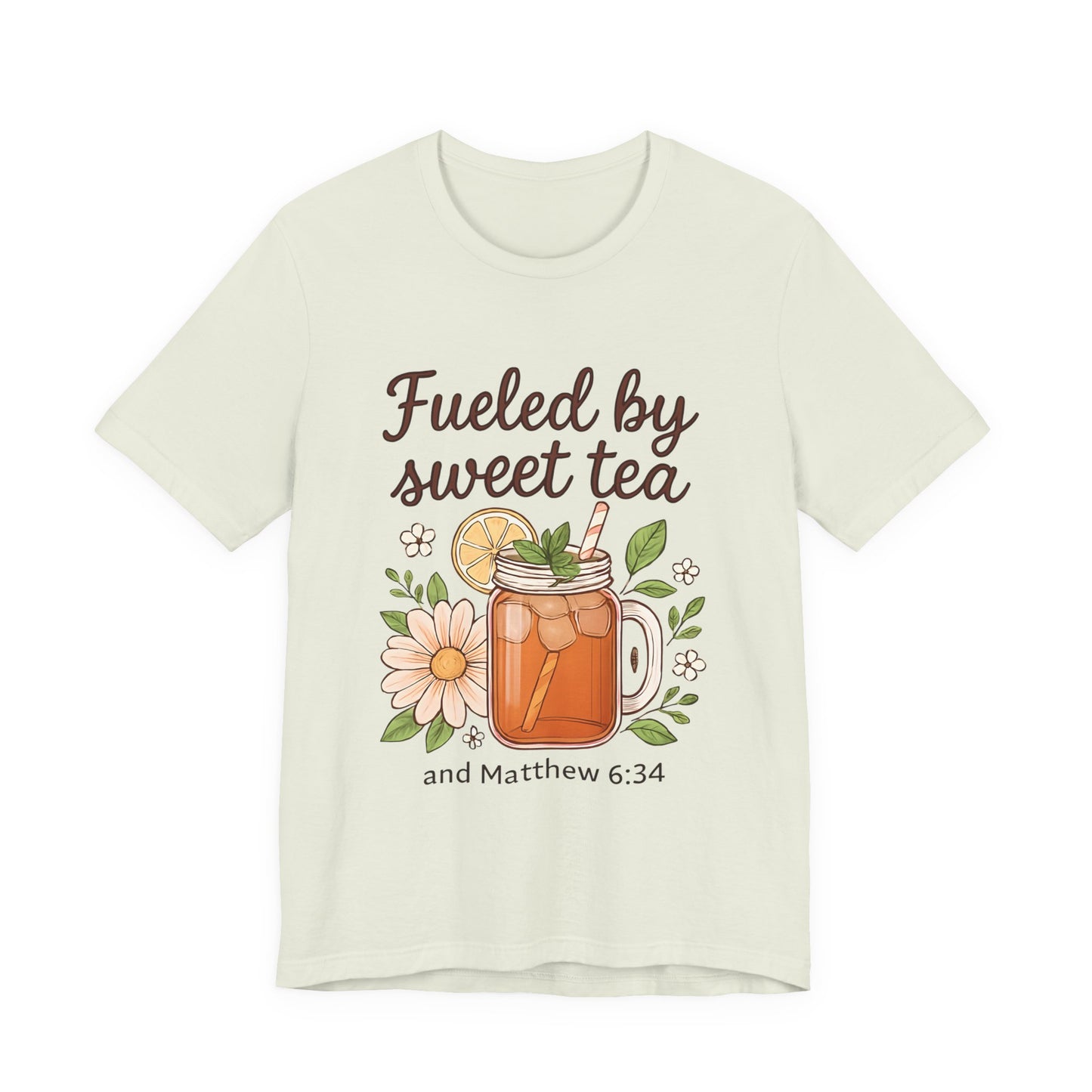 Sweet Tea Inspired Unisex Tee | Perfect for Summer Gatherings, Gifts for Tea Lovers, Relaxed Style, Casual Wear, Bible Verse Shirt