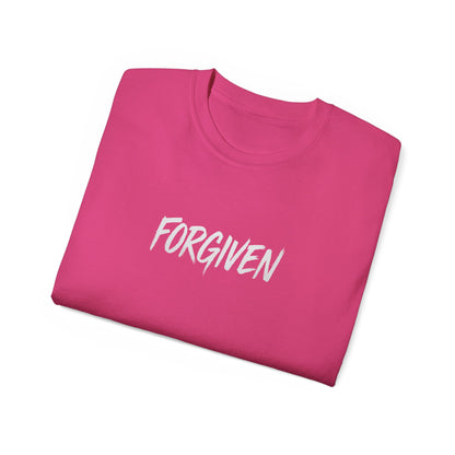 Forgiven Unisex Ultra Cotton Tee - Empowering Message Shirt, Spiritual Gift, Casual Wear, Motivational Tee, Unique Present