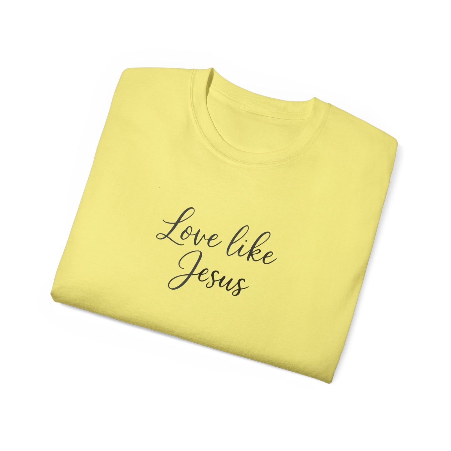 Unisex Ultra Cotton Tee - Love Like Jesus Shirt, Faith-Based T-Shirt, Inspirational Gift, Christian Apparel, Cozy Everyday Wear