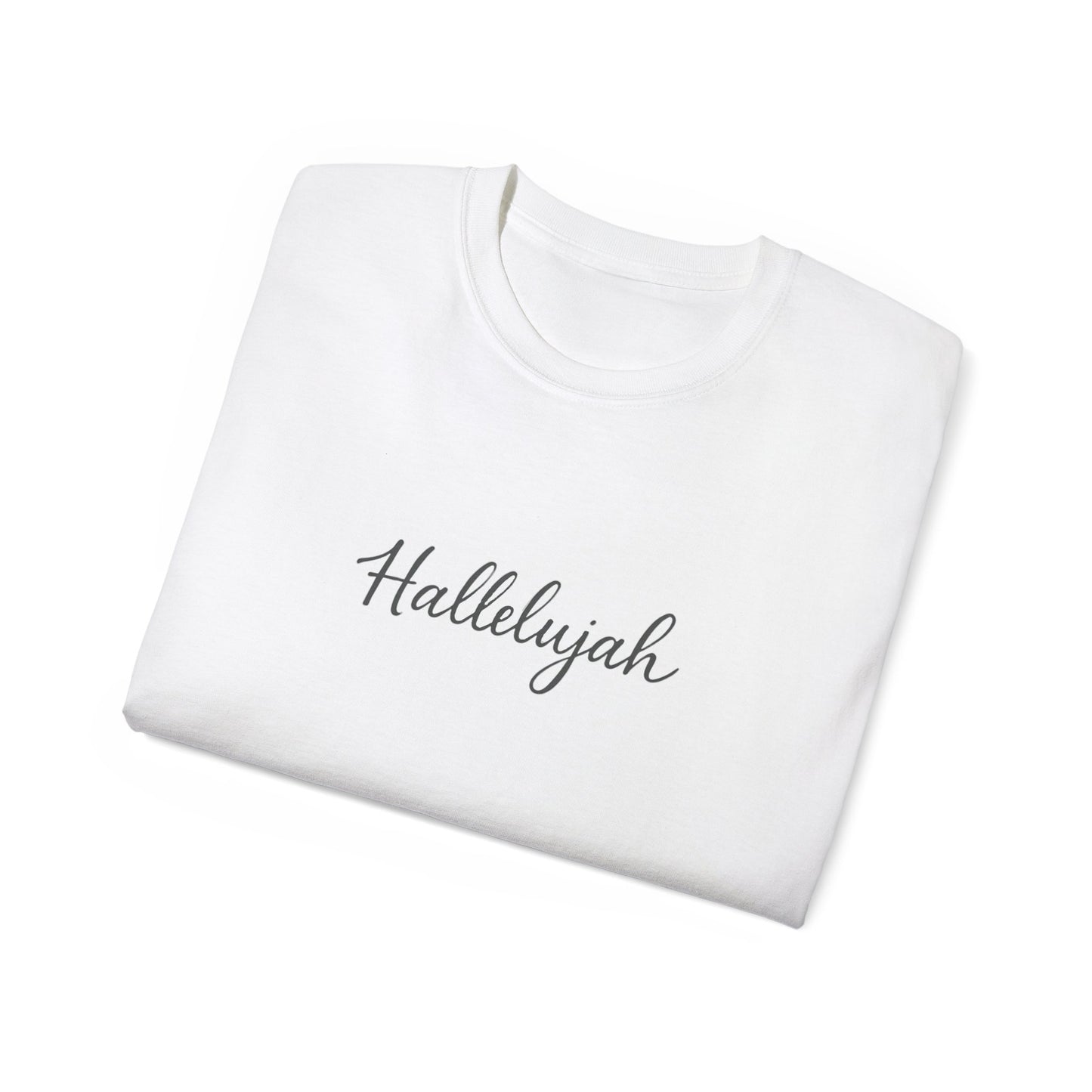 Hallelujah Unisex Ultra Cotton Tee - Casual Graphic Shirt, Faith-Based Apparel, Gifts for Christian Friends, Spring Fashion, [...]