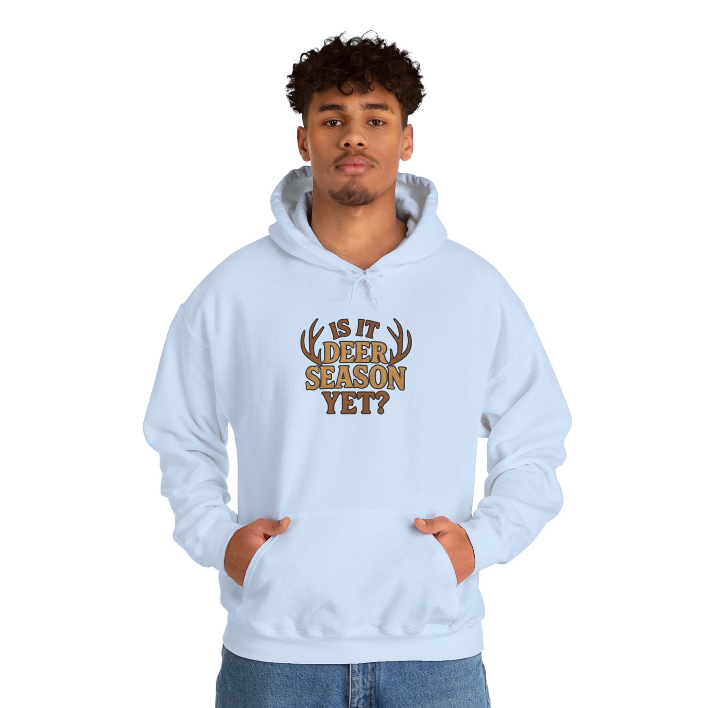 Deer Season Hooded Sweatshirt - Cozy Apparel for Hunters, Great for Fall Adventures, Camping, or Casual Outings, Gift for Outdoorsy Friends