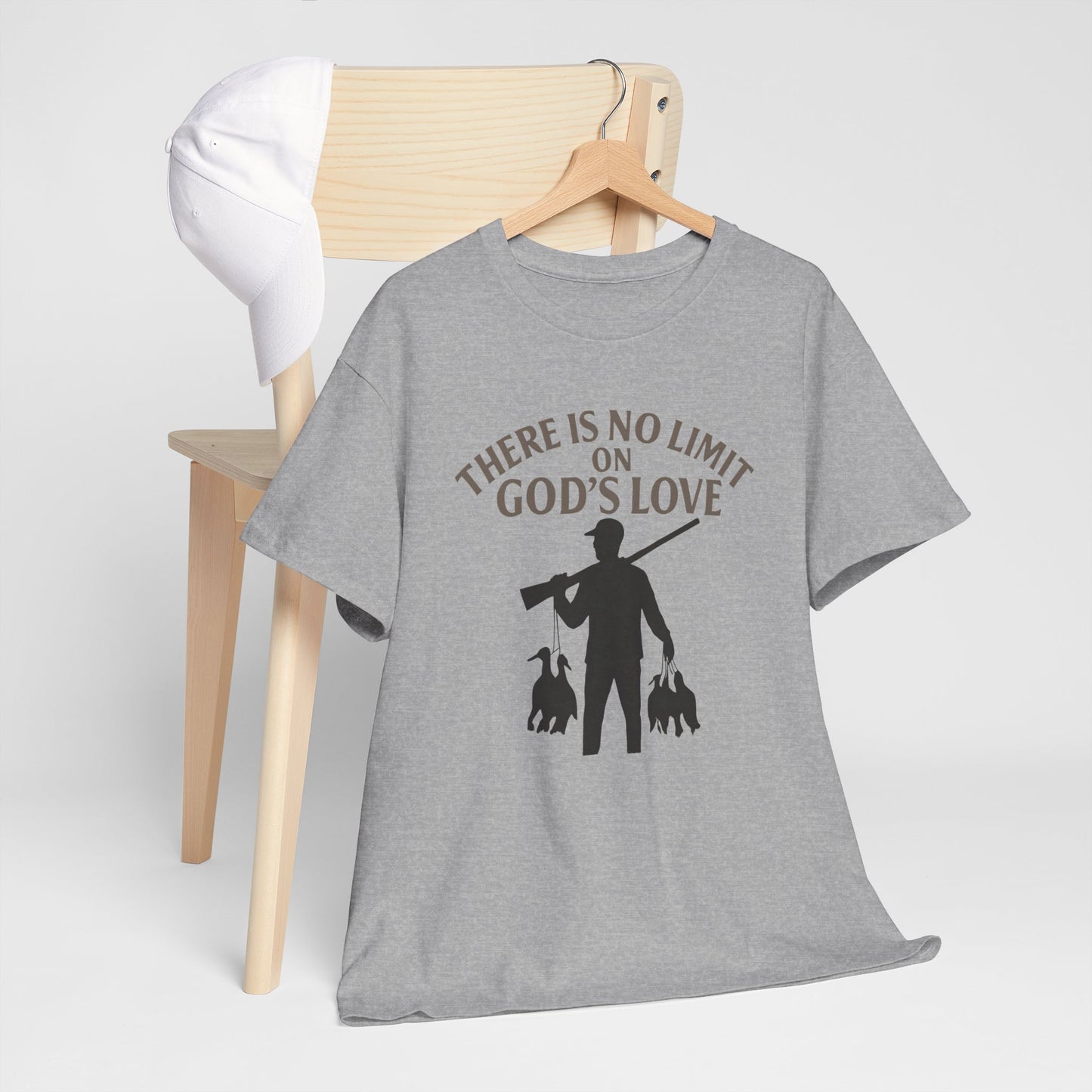 Unisex Heavy Cotton Tee with Inspirational Design - Perfect for Faith, Love, Spirituality, Casual Wear, Gifts