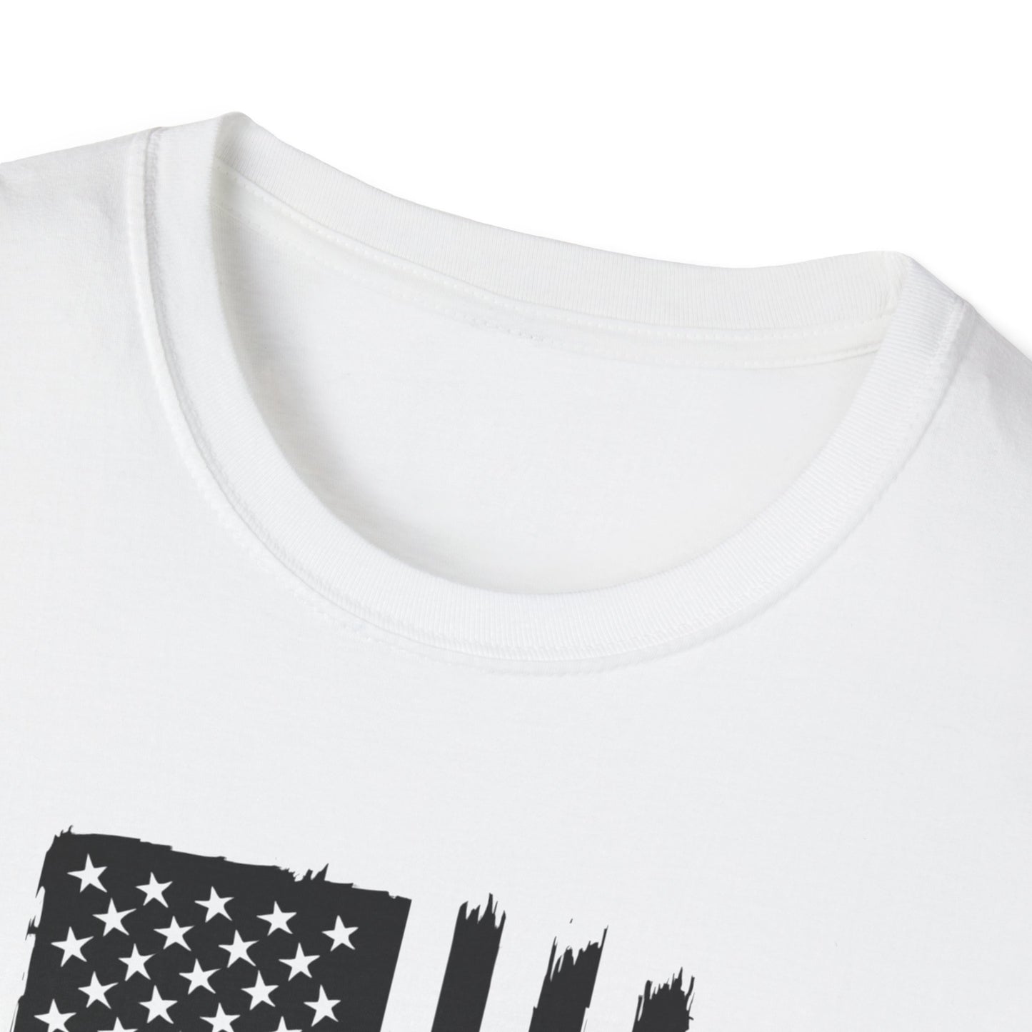 Patriotic Duck T-Shirt - Unisex Softstyle Tee, Perfect for Independence Day, Casual Wear, Gifts for Bird Lovers, USA Pride Apparel