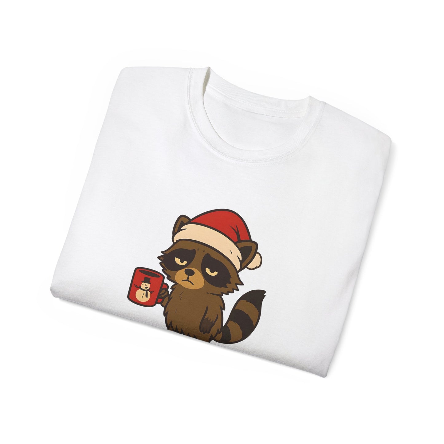 Christmas Raccoon Tee — "Probably just going to jingle part of the way" Holiday T-Shirt