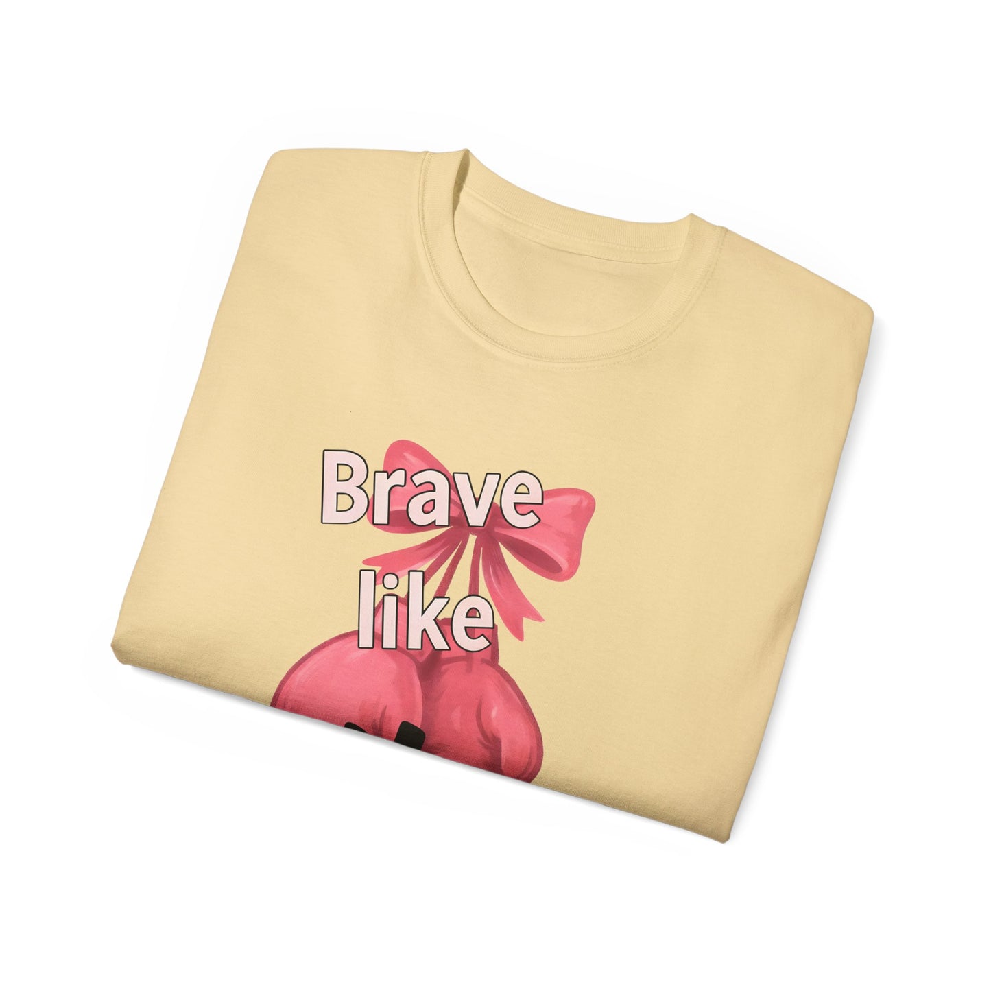 Brave Like Her Tee - Unisex Cotton Comfort, Empowerment Shirt, Gift for Women, Birthday Present, Inspirational Apparel, Everyday Wear