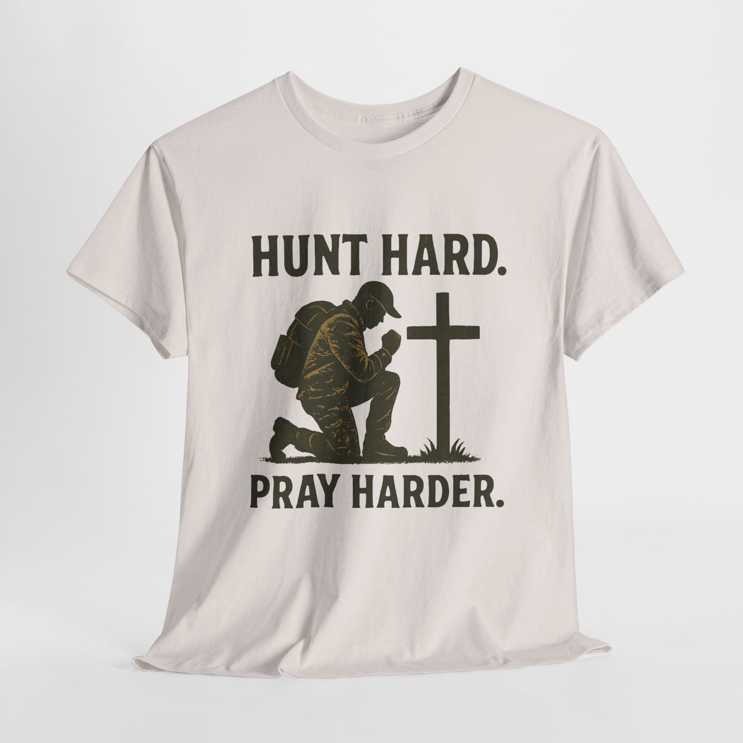 Hunting Inspirational Tee, Unisex Heavy Cotton Shirt, Gift for Hunters, Outdoor Apparel, Motivational T-Shirt