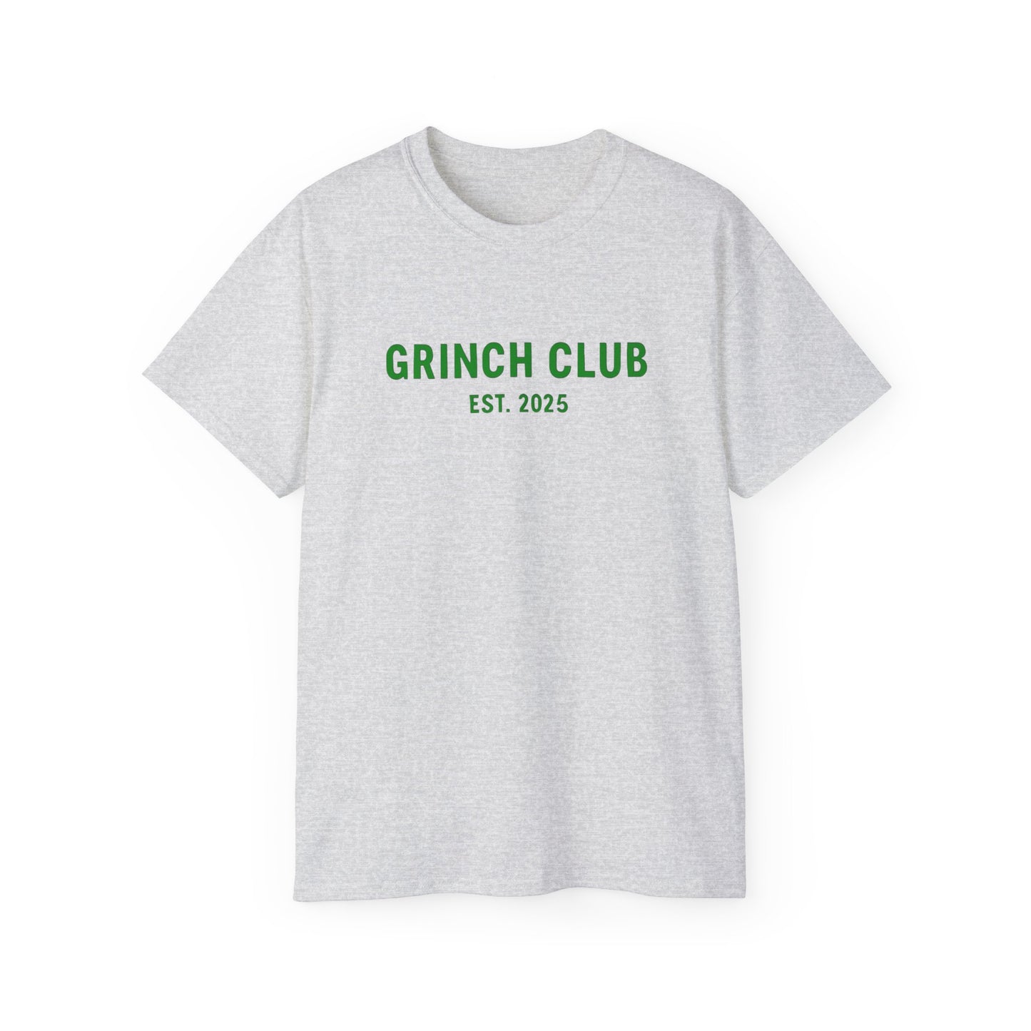 Grinch Club Tee — 'Grinch Club EST. 2025' Christmas Graphic T-Shirt