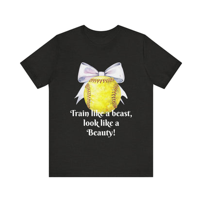 Softball Motivational Tee, Unisex Jersey Short Sleeve Tee, Sports Apparel, Gift for Athletes, Workout Shirt, Everyday Casual Wear