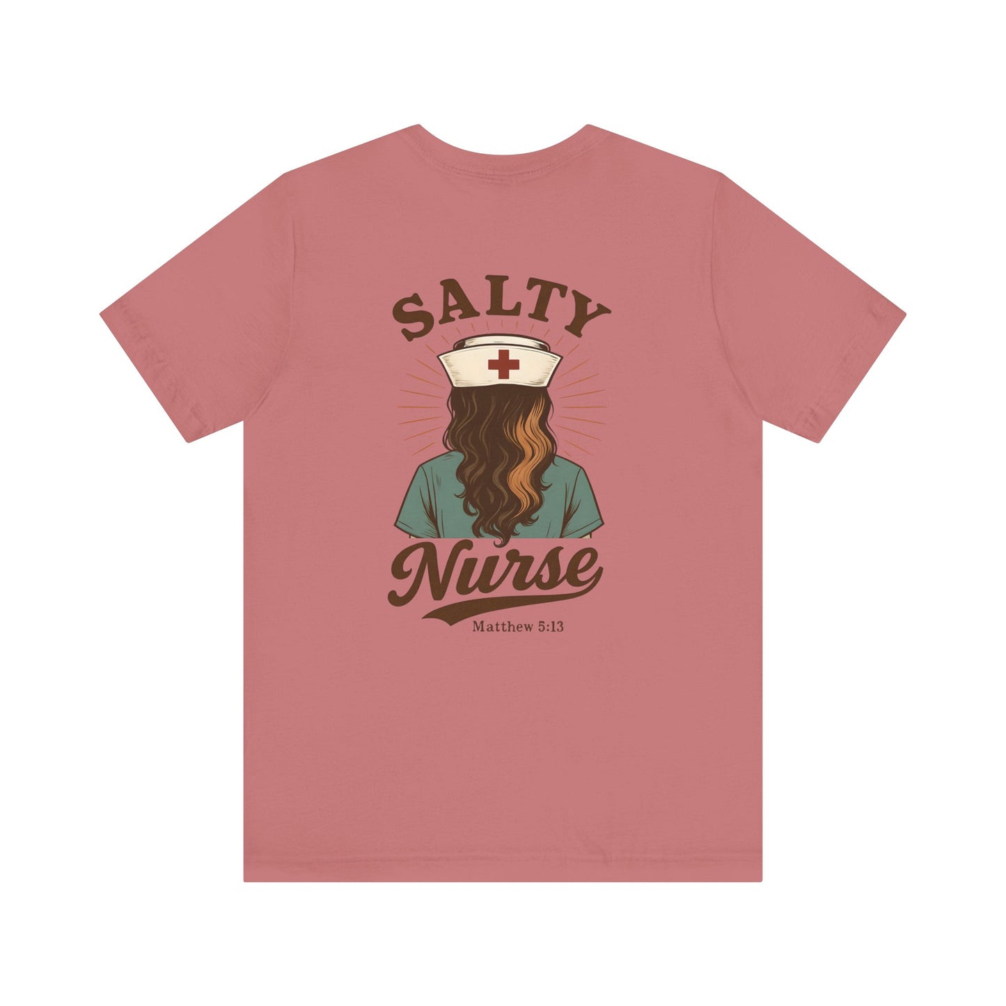 Salty Nurse Unisex Tee | Funny Nurse Shirt, Medical Apparel, Nurse Gift, Appreciation Gift, Healthcare Humor Tee