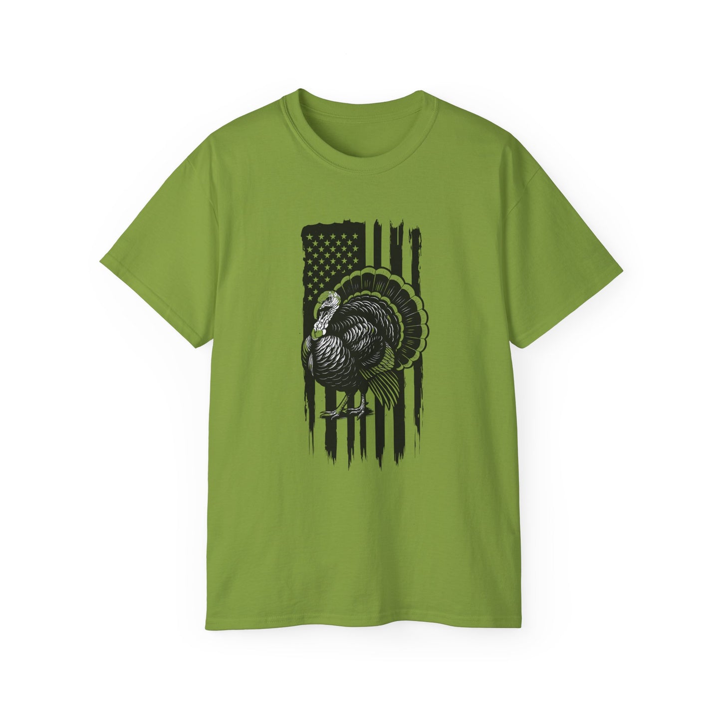 Thanksgiving Turkey Graphic Tee, Unisex Cotton T-Shirt for Holidays, Fall Wear, Family Gatherings, Thanksgiving Celebration, Casual Everyday