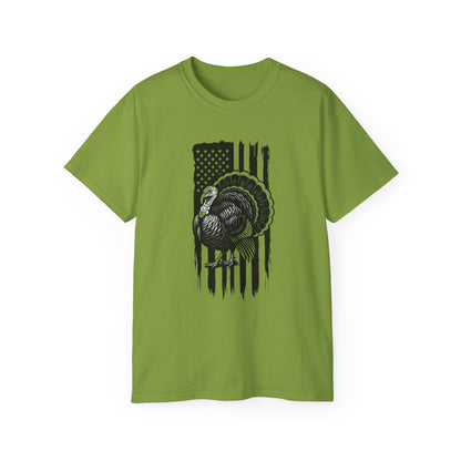 Thanksgiving Turkey Graphic Tee, Unisex Cotton T-Shirt for Holidays, Fall Wear, Family Gatherings, Thanksgiving Celebration, Casual Everyday