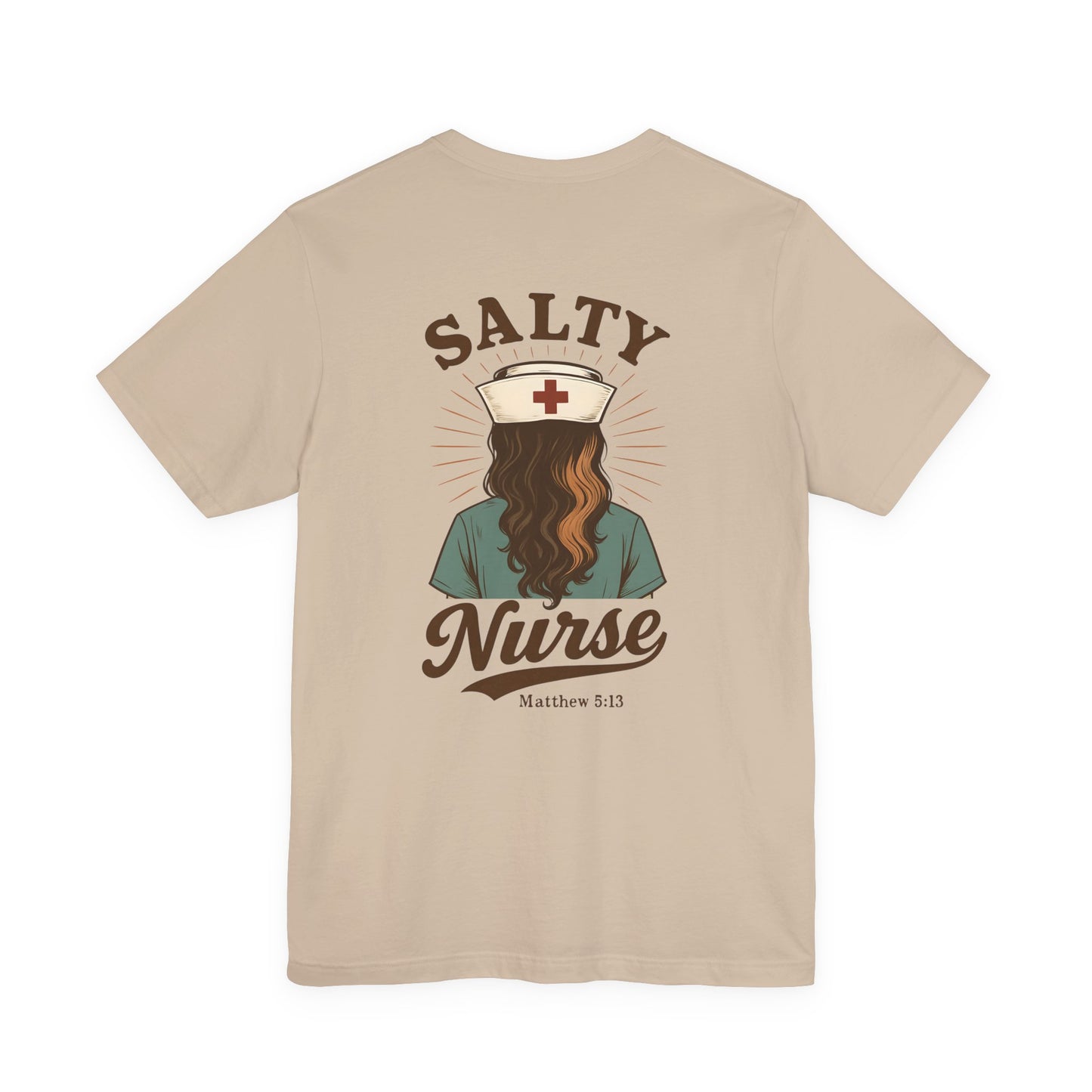 Salty Nurse Unisex Tee | Funny Nurse Shirt, Medical Apparel, Nurse Gift, Appreciation Gift, Healthcare Humor Tee