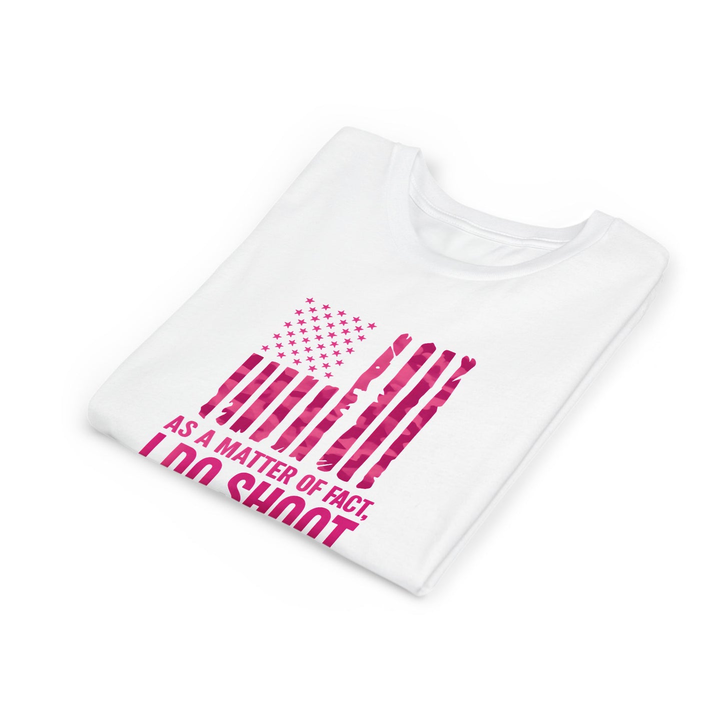 Patriotic Youth Tee: Empowering Short Sleeve T-Shirt for Girls, Perfect for Independence Day, Fun, Sporty, Family Events, Gift Ideas
