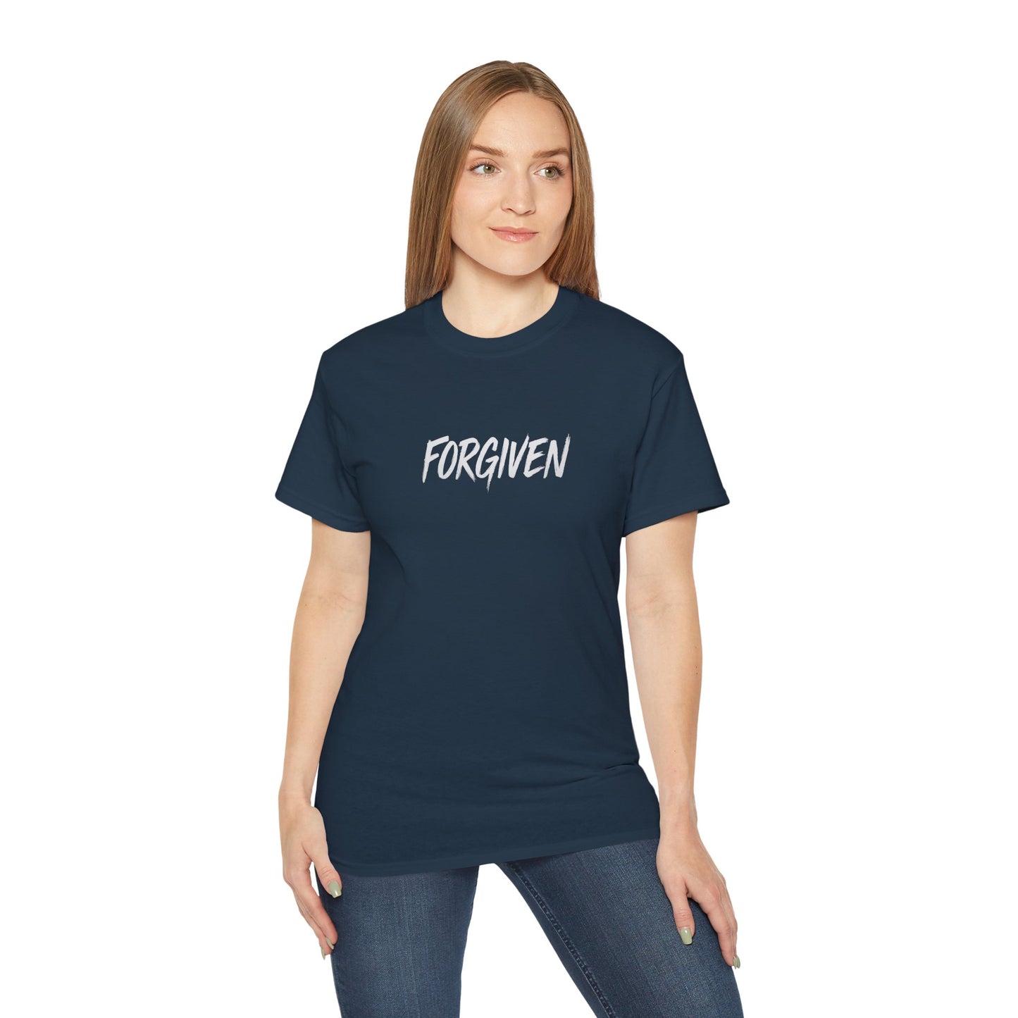 Forgiven Unisex Ultra Cotton Tee - Empowering Message Shirt, Spiritual Gift, Casual Wear, Motivational Tee, Unique Present