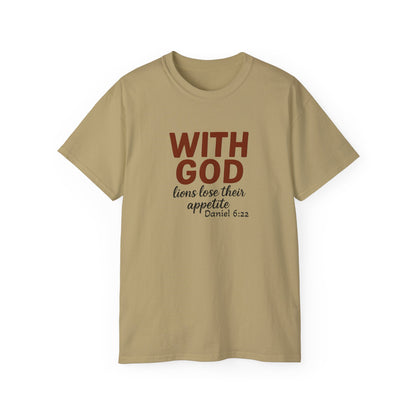 Faith-Inspired Unisex T-Shirt | Inspiring Apparel for Spiritual Growth, Christian Gifts, Inspirational Quotes, Bible Verses, Casual Wear
