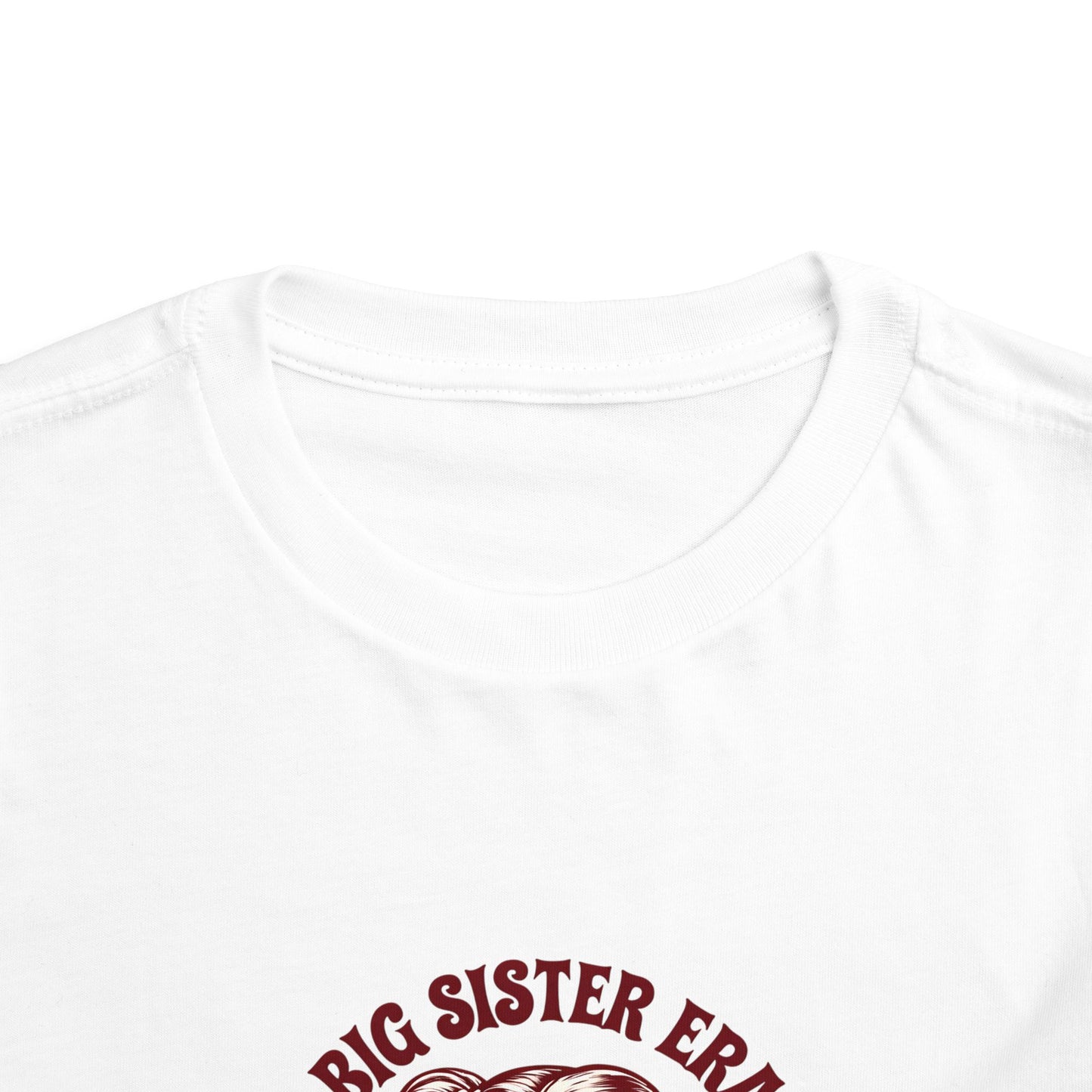 Cute Toddler Short Sleeve Tee - Big Sister Era Shirt for Proud Siblings, Birthday Gift, Family Gatherings, Fun Summer Wear, Toddler Outfit