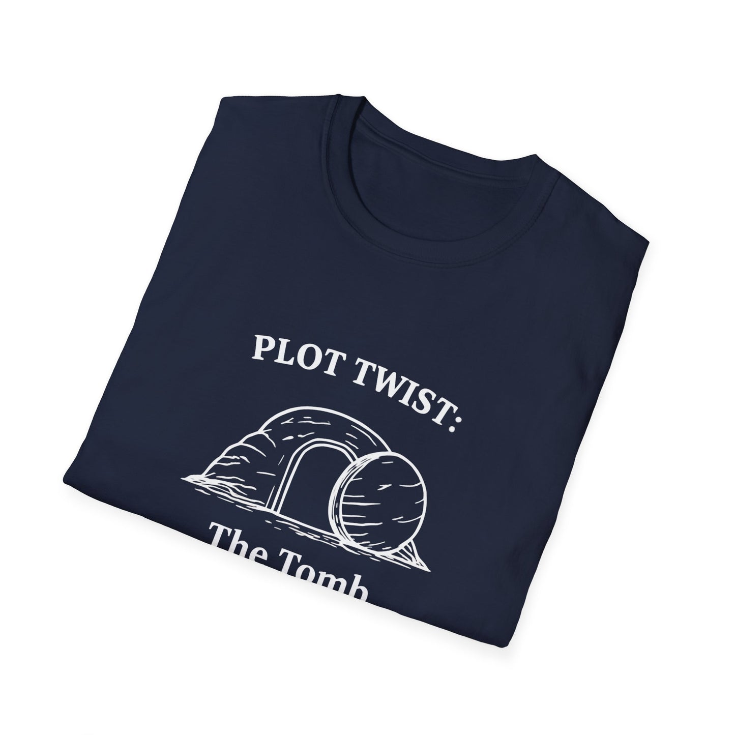 T-Shirt — "Plot Twist: The Tomb Was Empty" Christian Easter Graphic Tee