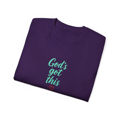 God's Got This Inspirational Tee, Motivational T-Shirt, Faith-Based Apparel, Everyday Casual Wear, Gift for Encouragement