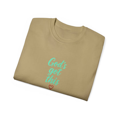 God's Got This Inspirational Tee, Motivational T-Shirt, Faith-Based Apparel, Everyday Casual Wear, Gift for Encouragement