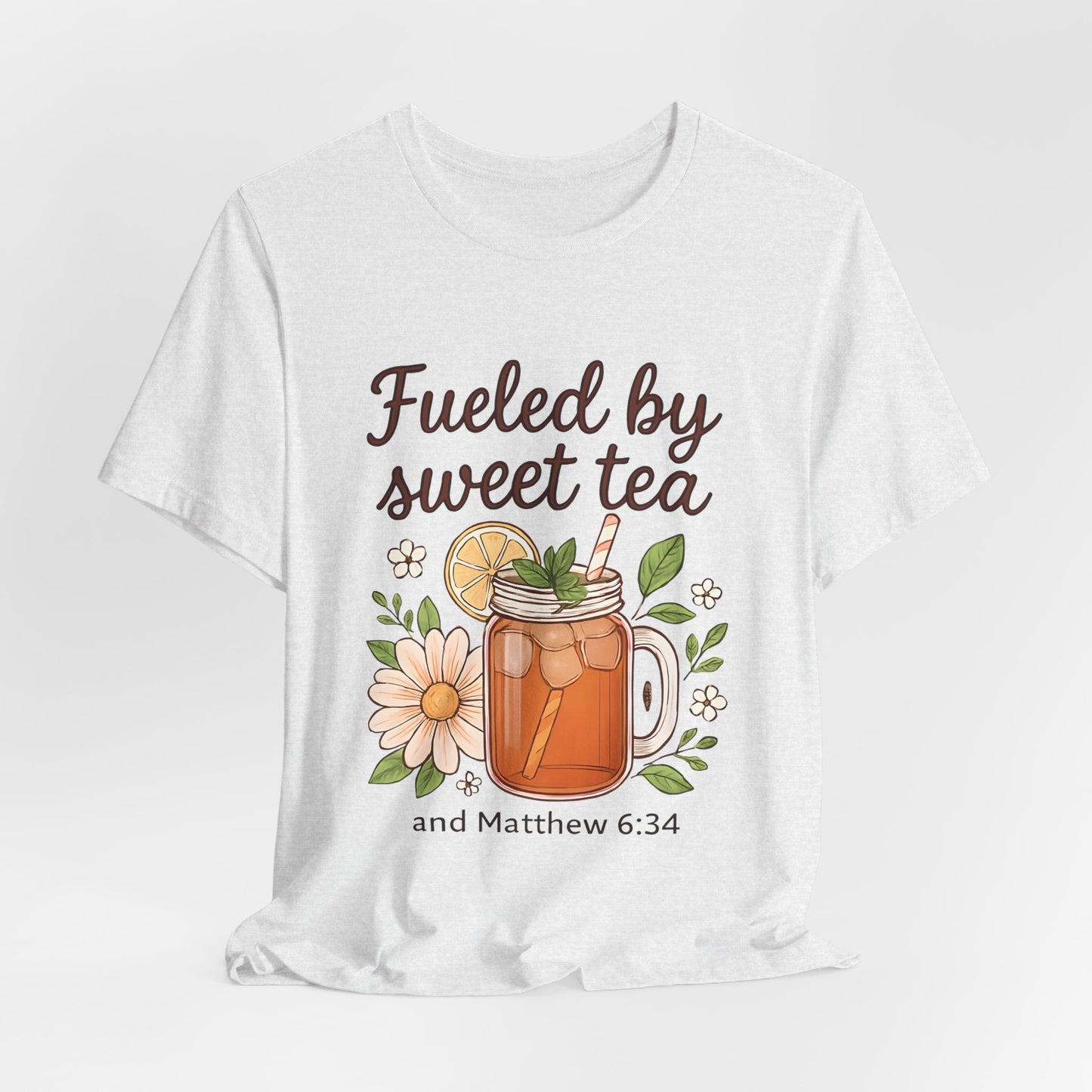 Sweet Tea Inspired Unisex Tee | Perfect for Summer Gatherings, Gifts for Tea Lovers, Relaxed Style, Casual Wear, Bible Verse Shirt