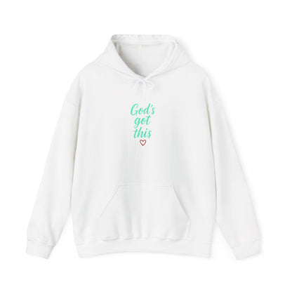 Inspirational Hooded Sweatshirt: God's Got This, Cozy Gift, Faith Apparel, Unisex Casual, Everyday Comfort, Uplifting Wear