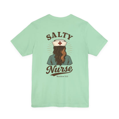 Salty Nurse Unisex Tee | Funny Nurse Shirt, Medical Apparel, Nurse Gift, Appreciation Gift, Healthcare Humor Tee