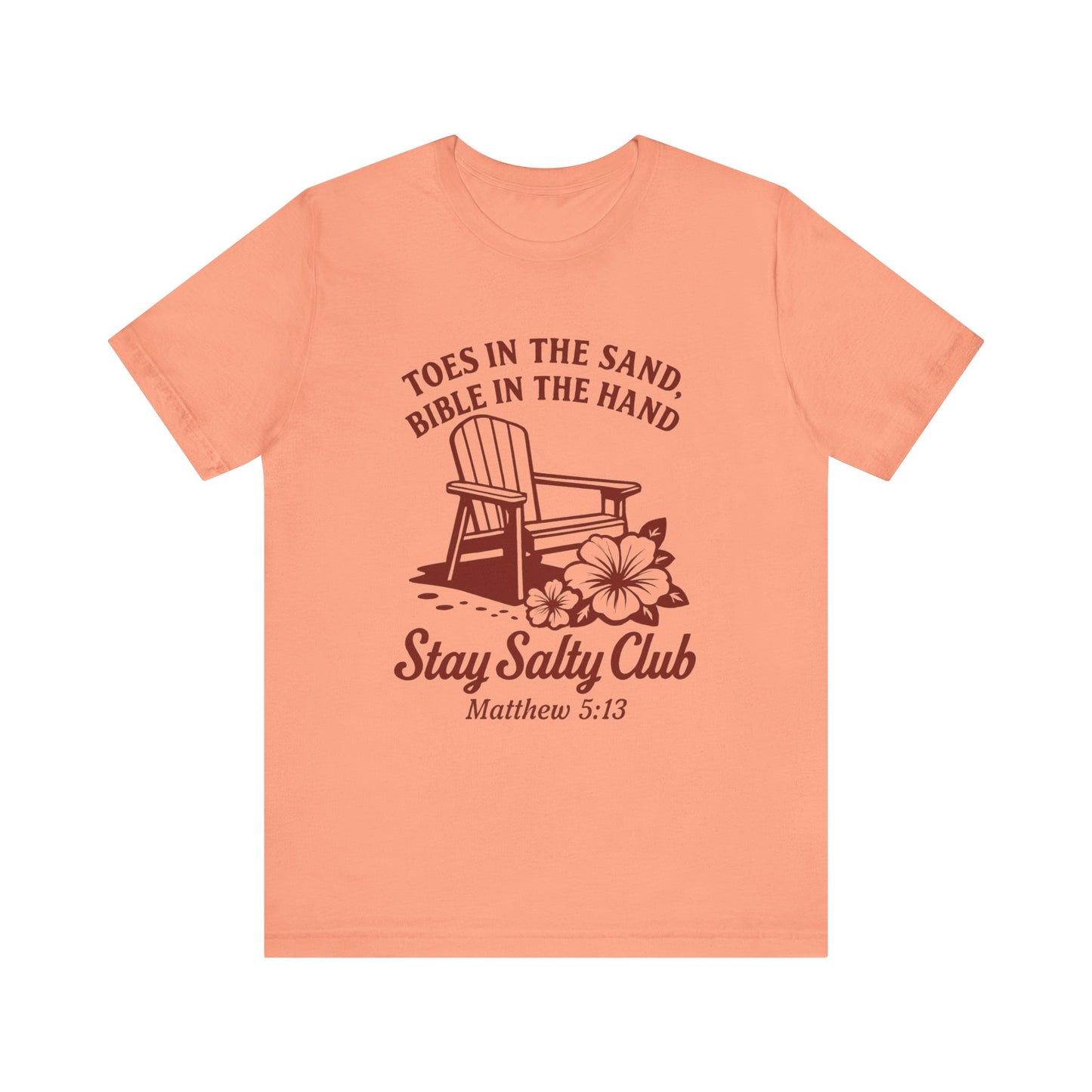 Cozy Coastal Tee - Stay Salty Club Shirt, Beach Vibes, Inspirational Quotes T-Shirt, Religious Gift, Summer Fashion