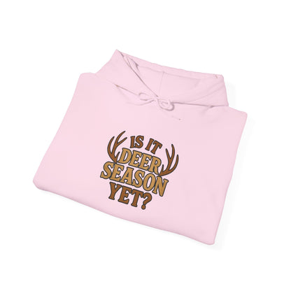 Deer Season Hooded Sweatshirt - Cozy Apparel for Hunters, Great for Fall Adventures, Camping, or Casual Outings, Gift for Outdoorsy Friends