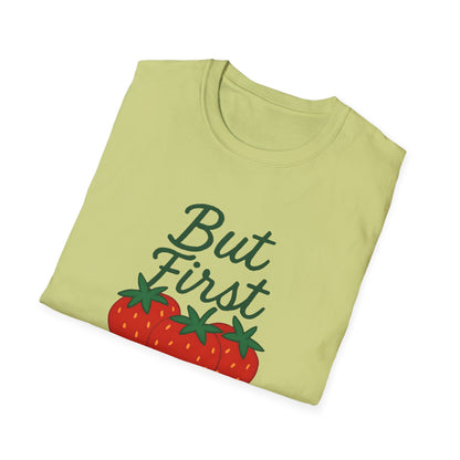 Strawberry Prayer Unisex T-Shirt, Comfortable Tee, Gift for Faith, Casual Wear, Summer Outfit, Church Event Shirt