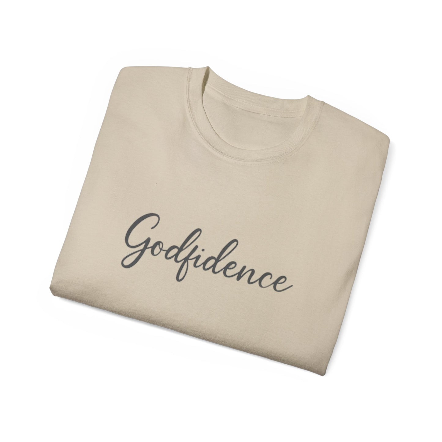 Godfidence Unisex Ultra Cotton Tee - Inspirational T-Shirt, Motivational Gift, Faith Apparel, Spiritual Wear, Casual Top