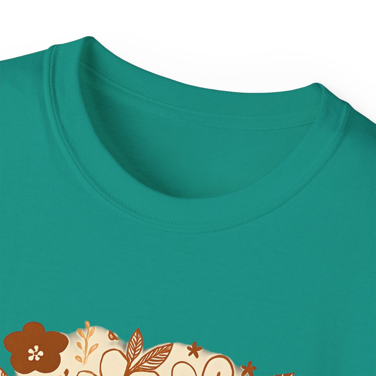 Amazing Grace Floral Unisex Ultra Cotton Tee, Vintage T-Shirt, Gift for Music Lovers, Spiritual Apparel, Heartwarming Quote Tee