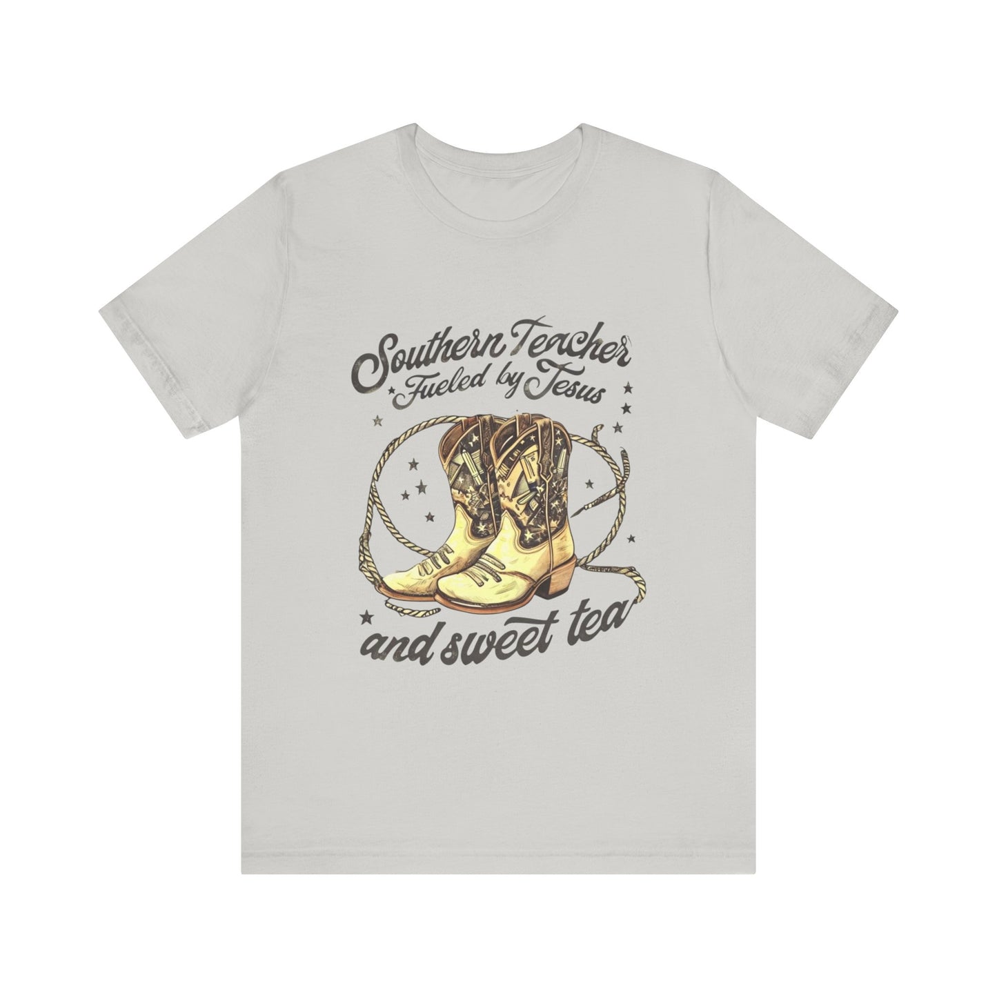 Southern Teacher Tee - Southern Style, Teacher Gift, Country Vibes, Faith-Based Apparel, Sweet Tea Lover Shirt