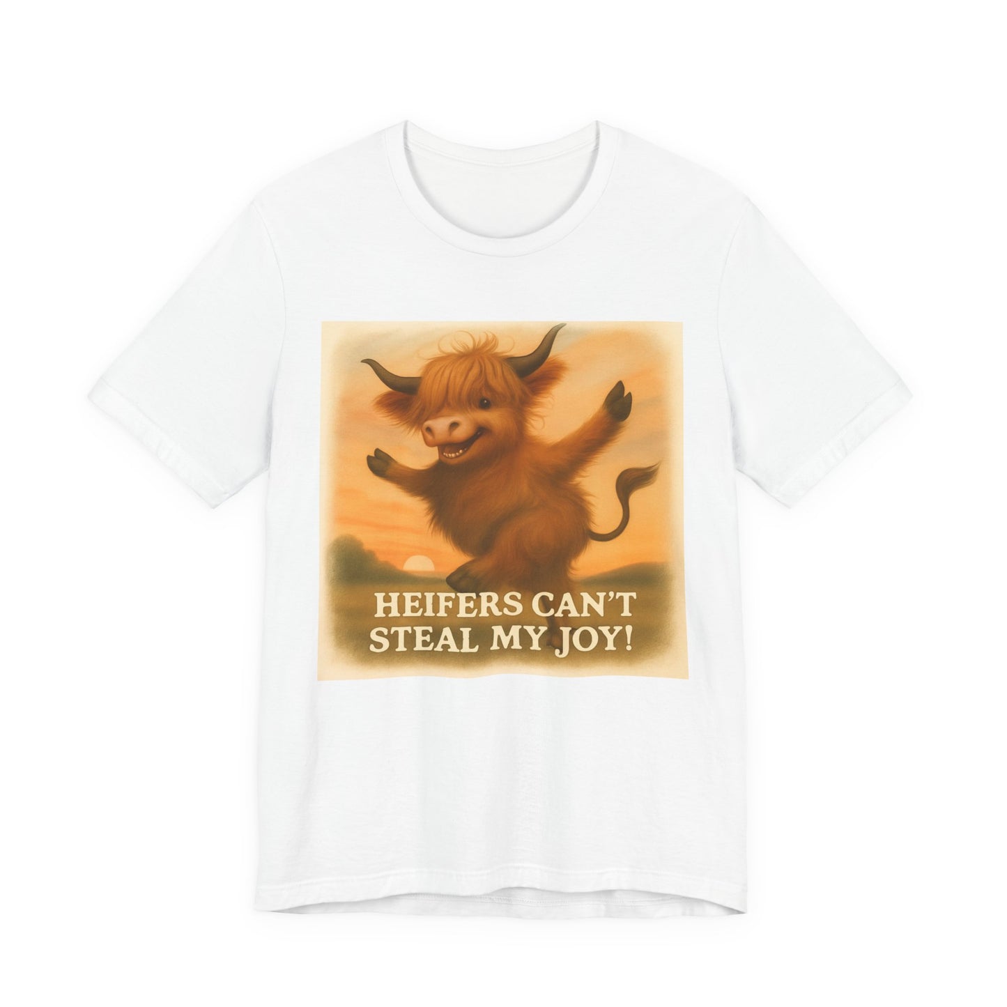 Joyful Heifer Unisex Tee - Perfect for Cow Lovers, Farm Life, Everyday Wear, Gifts, and Celebrations!