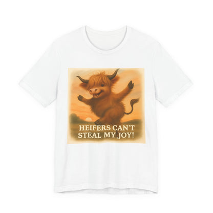 Joyful Heifer Unisex Tee - Perfect for Cow Lovers, Farm Life, Everyday Wear, Gifts, and Celebrations!
