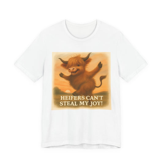 Joyful Heifer Unisex Tee - Perfect for Cow Lovers, Farm Life, Everyday Wear, Gifts, and Celebrations!