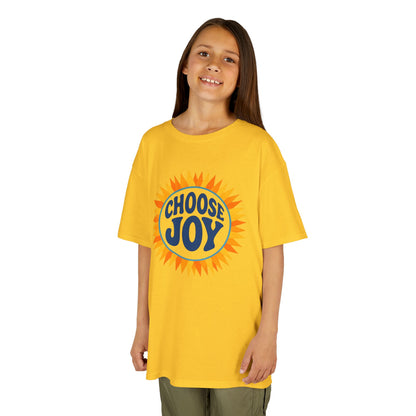 Kids Choose Joy Tee - Fun Cotton Kids T-Shirt, Positive Vibes, Birthday Gift, Youth Apparel, Everyday Wear, Summer Style