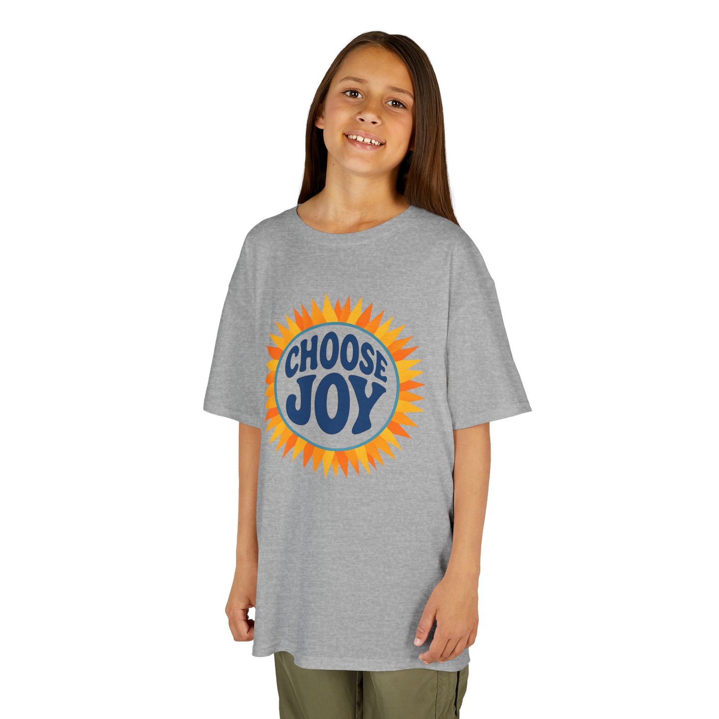 Kids Choose Joy Tee - Fun Cotton Kids T-Shirt, Positive Vibes, Birthday Gift, Youth Apparel, Everyday Wear, Summer Style