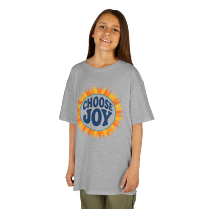 Kids Choose Joy Tee - Fun Cotton Kids T-Shirt, Positive Vibes, Birthday Gift, Youth Apparel, Everyday Wear, Summer Style