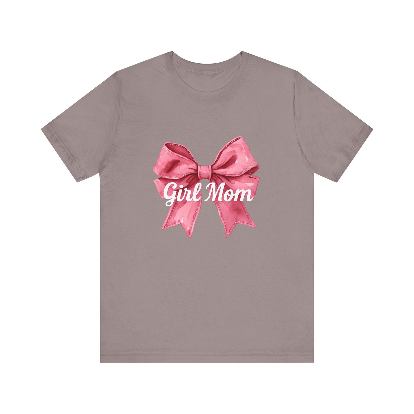 Cute Girl Mom T-Shirt | Unisex Jersey Tee for Moms, Mother's Day Gift, Family Matching Outfits, Birthday Present, Gift for Her