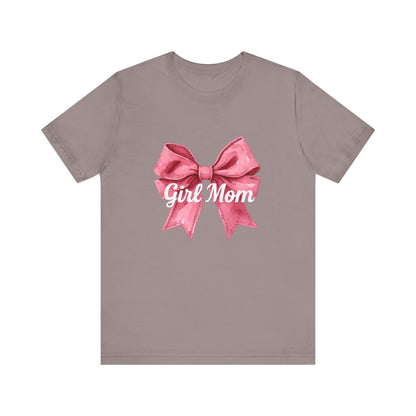 Cute Girl Mom T-Shirt | Unisex Jersey Tee for Moms, Mother's Day Gift, Family Matching Outfits, Birthday Present, Gift for Her
