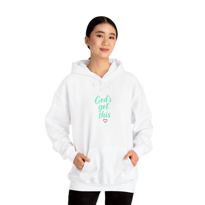 Inspirational Hooded Sweatshirt: God's Got This, Cozy Gift, Faith Apparel, Unisex Casual, Everyday Comfort, Uplifting Wear