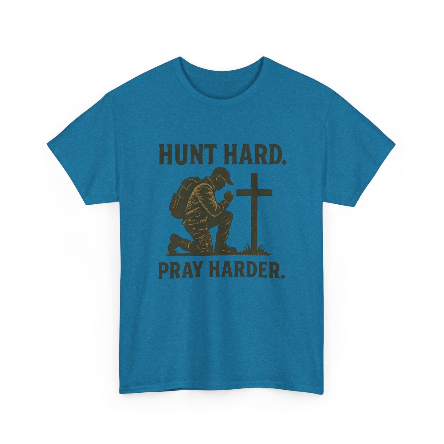 Hunting Inspirational Tee, Unisex Heavy Cotton Shirt, Gift for Hunters, Outdoor Apparel, Motivational T-Shirt